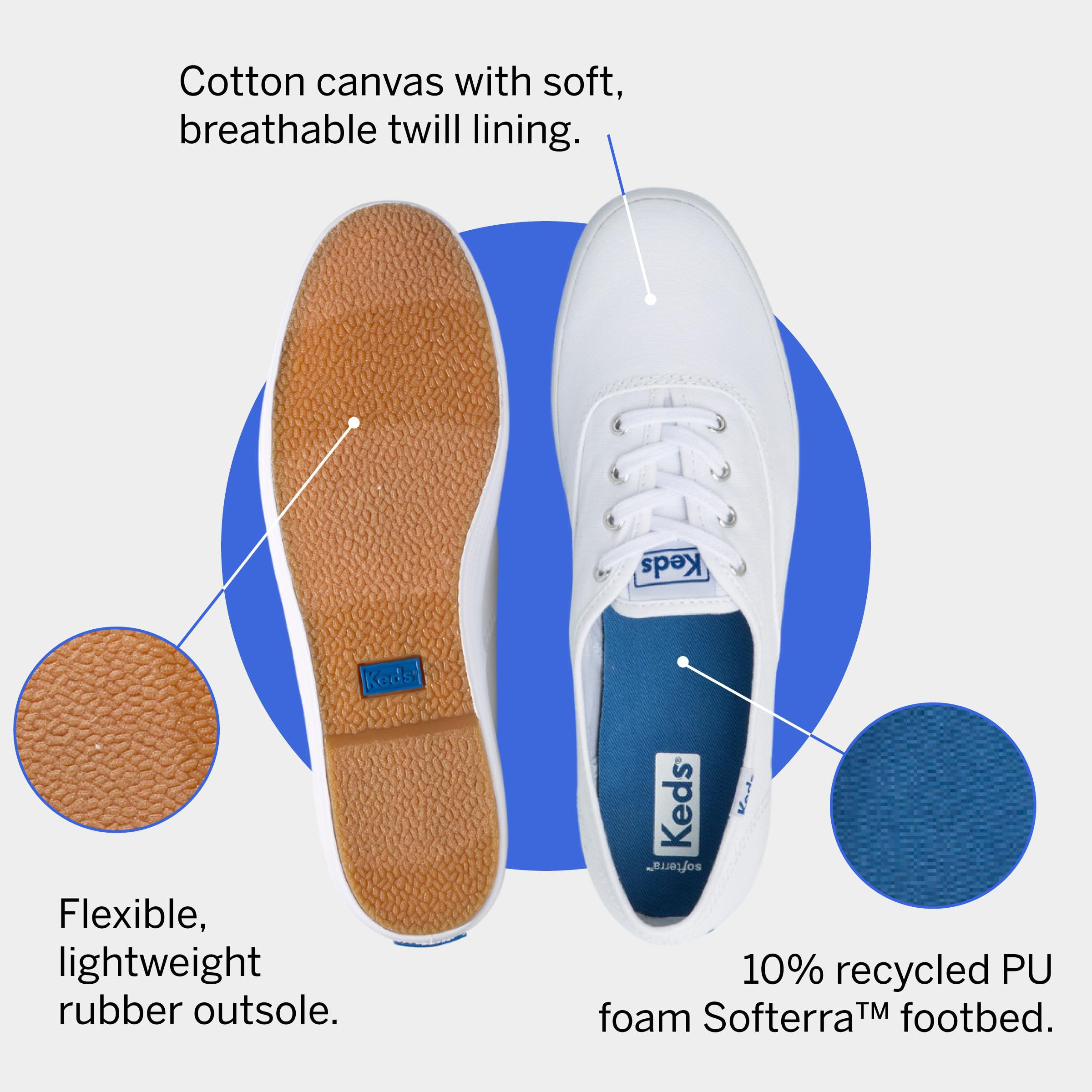 Keds Women's Champion Originals Leather Sneakers 5 Keds Women's Champion Originals Leather Sneakers