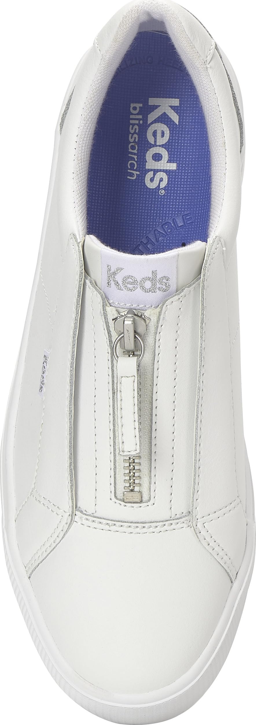 Keds Women's Pursuit Zip Leather Sneaker
