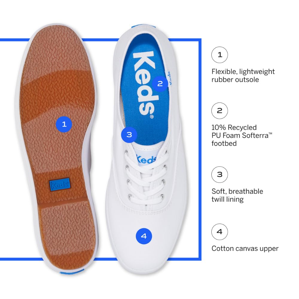 Keds Women's Champion Originals Leather Sneakers 5 Keds Women's Champion Originals Leather Sneakers