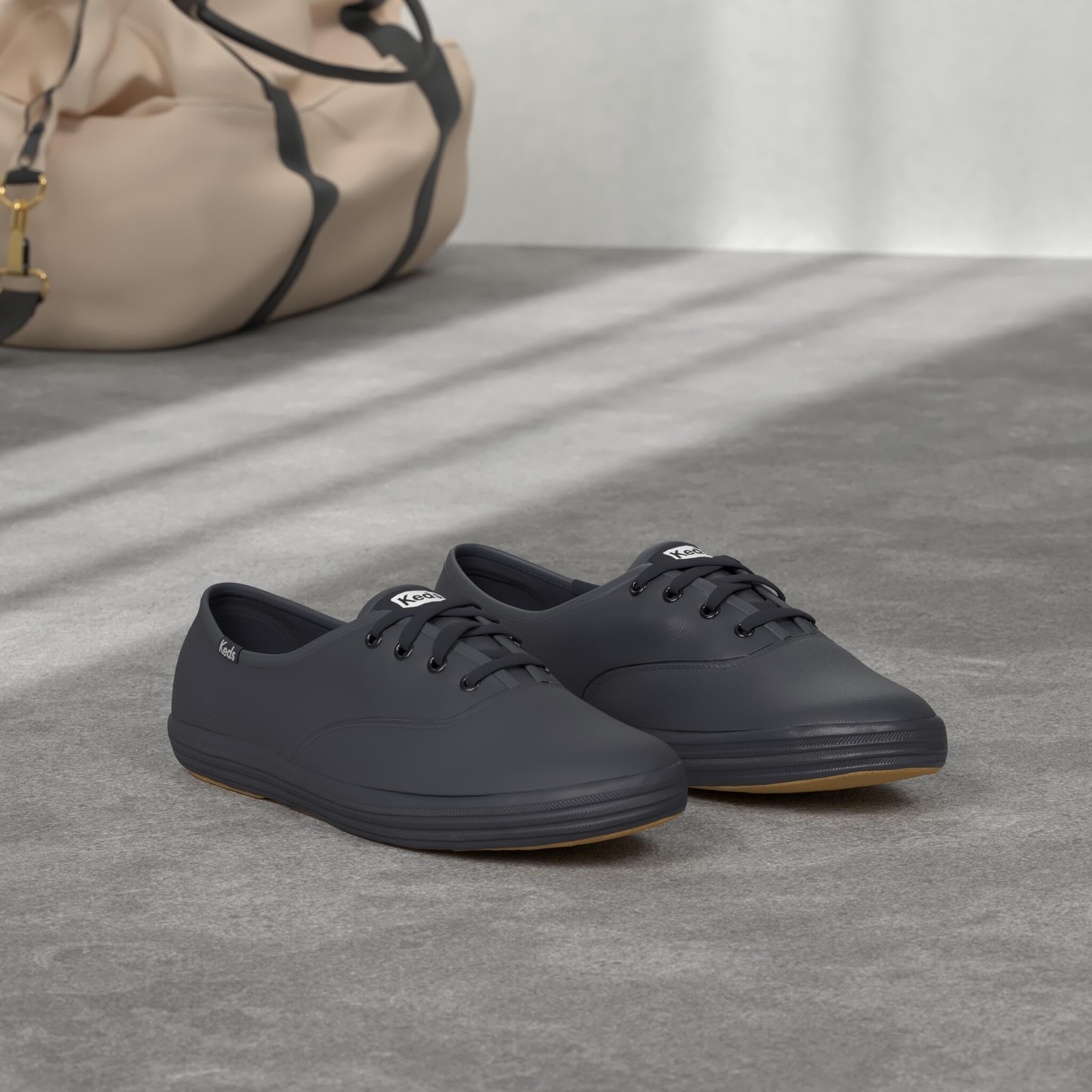 Keds Womens Champion Leather Lace Up
