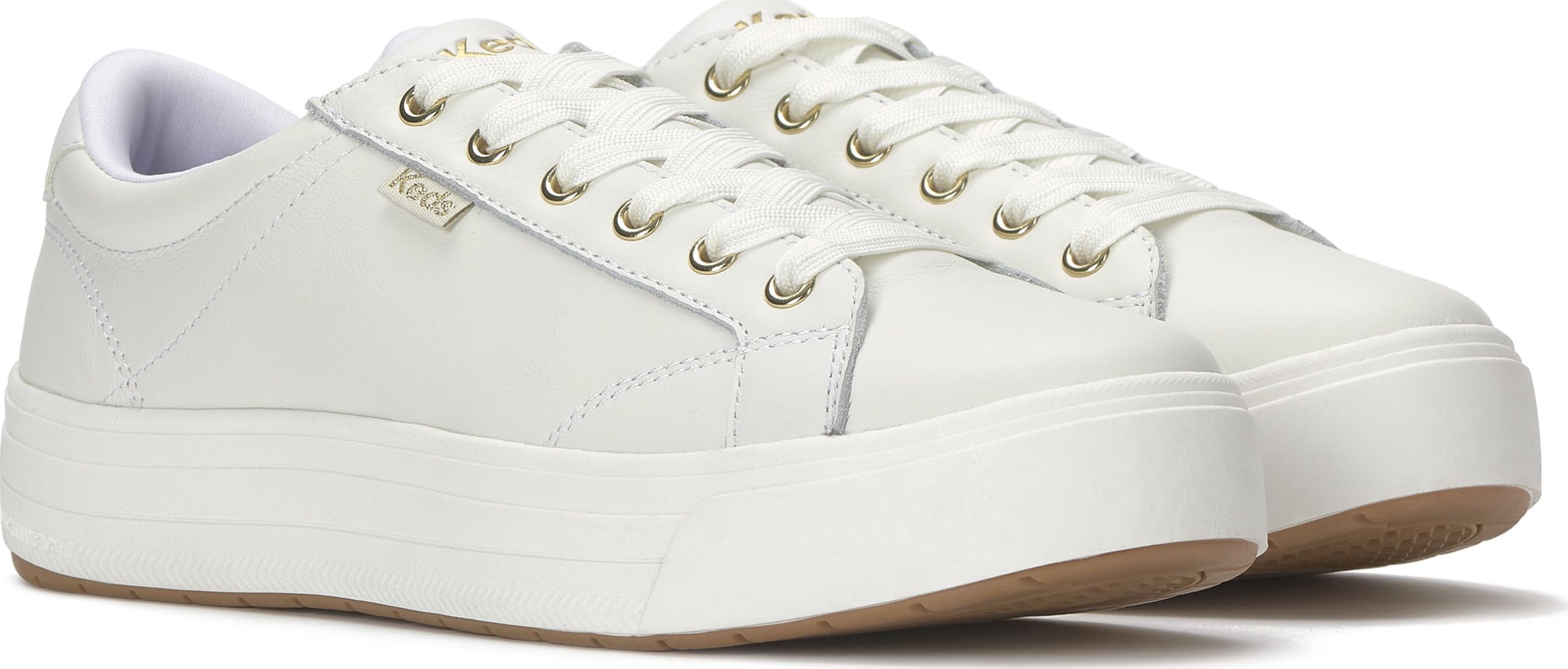 Keds Women's Park Lace Up Leather Sneaker